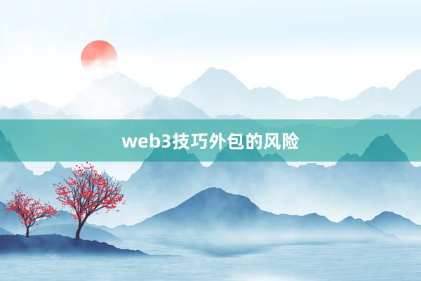 web3技巧外包的风险