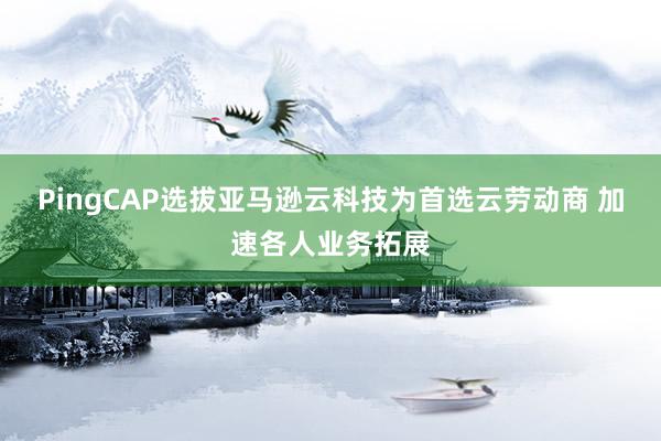 PingCAP选拔亚马逊云科技为首选云劳动商 加速各人业务拓展