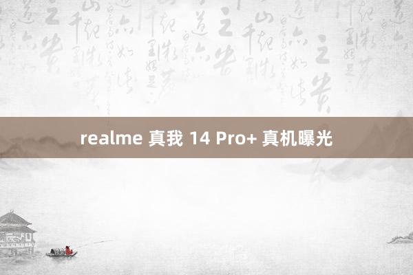 realme 真我 14 Pro+ 真机曝光