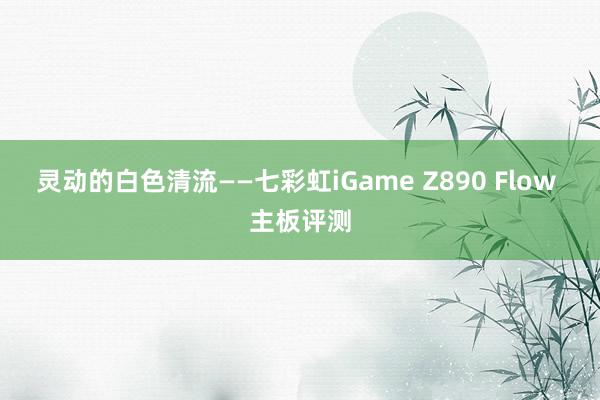 灵动的白色清流——七彩虹iGame Z890 Flow 主板评测