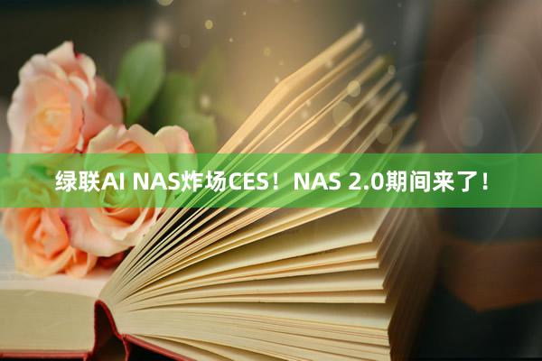 绿联AI NAS炸场CES！NAS 2.0期间来了！