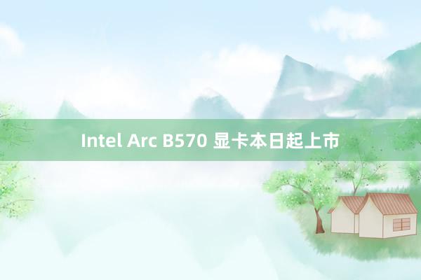 Intel Arc B570 显卡本日起上市