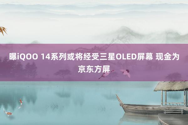 曝iQOO 14系列或将经受三星OLED屏幕 现金为京东方屏