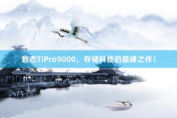 致态TiPro9000，存储科技的巅峰之作！